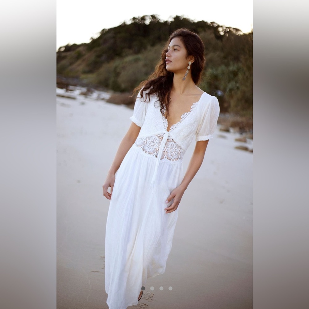 Free People All You Need is Lace Midi